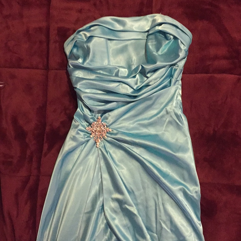 Beautiful Blue Silk Dress ❤️